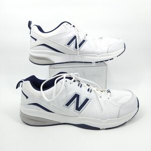 New Balance 608V5 Shoe Men's Size 15 White Blue